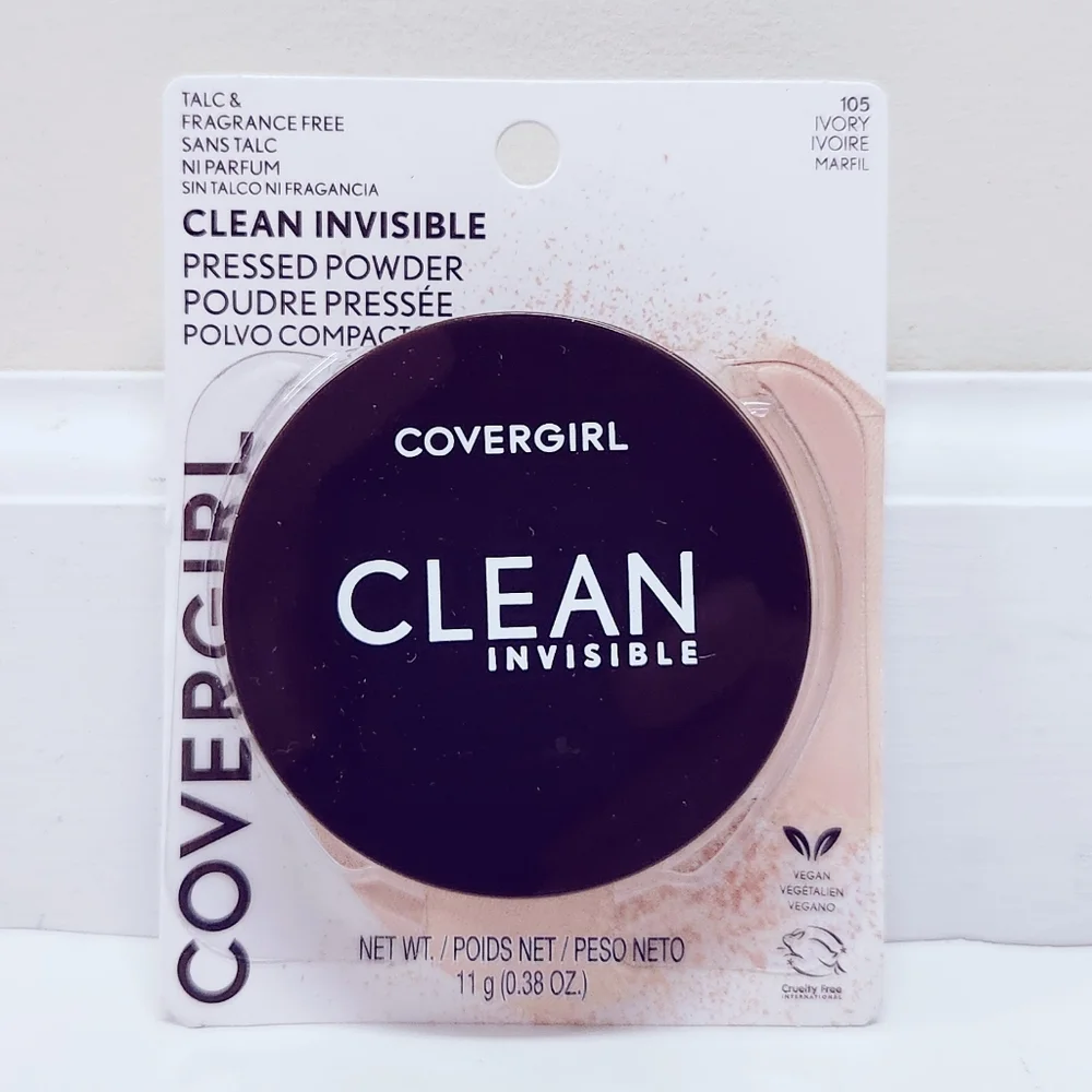 ⭐4/$15 Covergirl Clean Invisible Pressed Powder Ivory